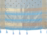 Ethnic Motifs Zari Woven Design Banarasi Saree