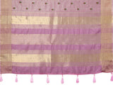 Ethnic Motifs Zari Woven Design Banarasi Saree