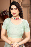 Ethnic Motifs Zari Woven Design Banarasi Saree