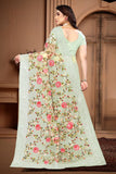 Ethnic Motifs Zari Woven Design Banarasi Saree