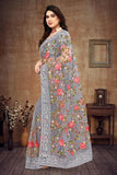 Ethnic Motifs Zari Woven Design Banarasi Saree