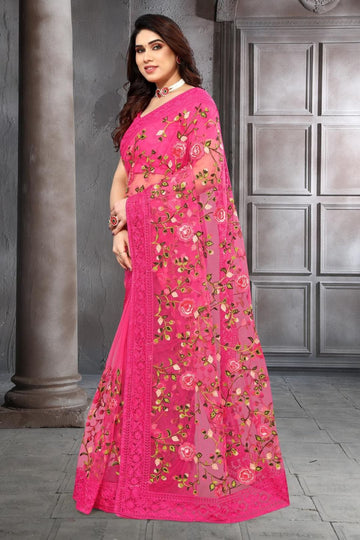 Ethnic Motifs Zari Woven Design Banarasi Saree