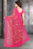 Ethnic Motifs Zari Woven Design Banarasi Saree