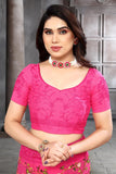 Ethnic Motifs Zari Woven Design Banarasi Saree