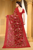 Ethnic Motifs Zari Woven Design Banarasi Saree