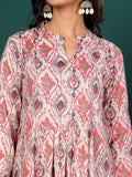 Varanga Women Ethnic Motifs Printed Mandarin Collar A-Line Kurta