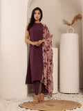 Varanga Women Halter Neck Straight Kurta Paired With Tonal Bottom And Printed Dupatta