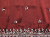 Ethnic Motifs Zari Woven Design Banarasi Saree