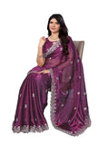 Ethnic Motifs Zari Woven Design Banarasi Saree
