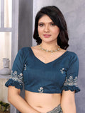 Ethnic Motifs Zari Woven Design Banarasi Saree