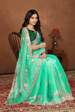 Ethnic Motifs Zari Woven Design Banarasi Saree