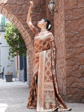 Varanga Multi Cotton Blend Banarasi Saree