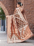 Varanga Multi Cotton Blend Banarasi Saree