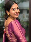Varanga Women Banarasi Saree With Blouse Piece