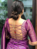 Varanga Women Banarasi Saree With Blouse Piece