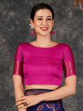 Varanga Women Banarasi Saree With Blouse Piece