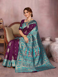 Varanga Women Banarasi Saree With Blouse Piece