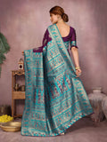 Varanga Women Banarasi Saree With Blouse Piece