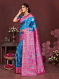 Varanga Women Banarasi Saree With Blouse Piece