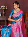 Varanga Women Banarasi Saree With Blouse Piece