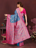 Varanga Women Banarasi Saree With Blouse Piece