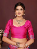 Varanga Women Banarasi Saree With Blouse Piece