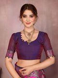 Varanga Women Banarasi Saree With Blouse Piece