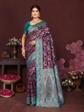 Varanga Women Banarasi Saree With Blouse Piece