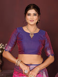Varanga Women Banarasi Saree With Blouse Piece