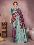 Varanga Women Banarasi Saree With Blouse Piece