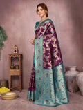 Varanga Women Banarasi Saree With Blouse Piece