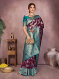 Varanga Women Banarasi Saree With Blouse Piece