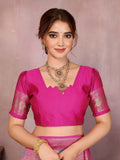 Varanga Women Banarasi Saree With Blouse Piece