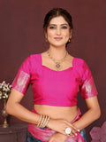 Varanga Women Banarasi Saree With Blouse Piece