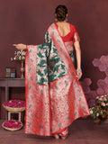 Varanga Women Banarasi Saree With Blouse Piece
