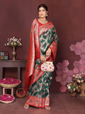Varanga Women Banarasi Saree With Blouse Piece