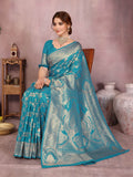 Varanga Women Banarasi Saree With Blouse Piece