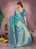 Varanga Women Banarasi Saree With Blouse Piece