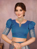 Varanga Women Banarasi Saree With Blouse Piece