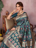 Varanga Women Banarasi Saree With Blouse Piece