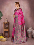 Varanga Women Banarasi Saree With Blouse Piece