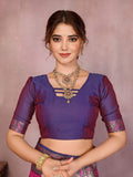 Varanga Women Banarasi Saree With Blouse Piece