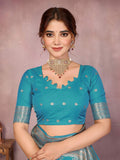Varanga Women Banarasi Saree With Blouse Piece