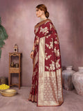 Varanga Women Banarasi Saree With Blouse Piece