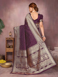 Varanga Women Banarasi Saree With Blouse Piece