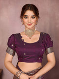 Varanga Women Banarasi Saree With Blouse Piece