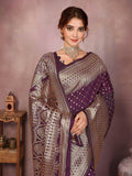 Varanga Women Banarasi Saree With Blouse Piece