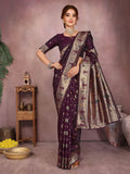 Varanga Women Banarasi Saree With Blouse Piece