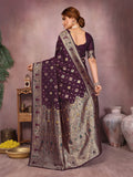 Varanga Women Banarasi Saree With Blouse Piece