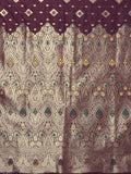 Varanga Women Banarasi Saree With Blouse Piece